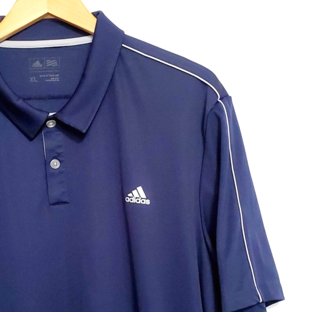 Adidas Polo Shirt Navy  Men's XL